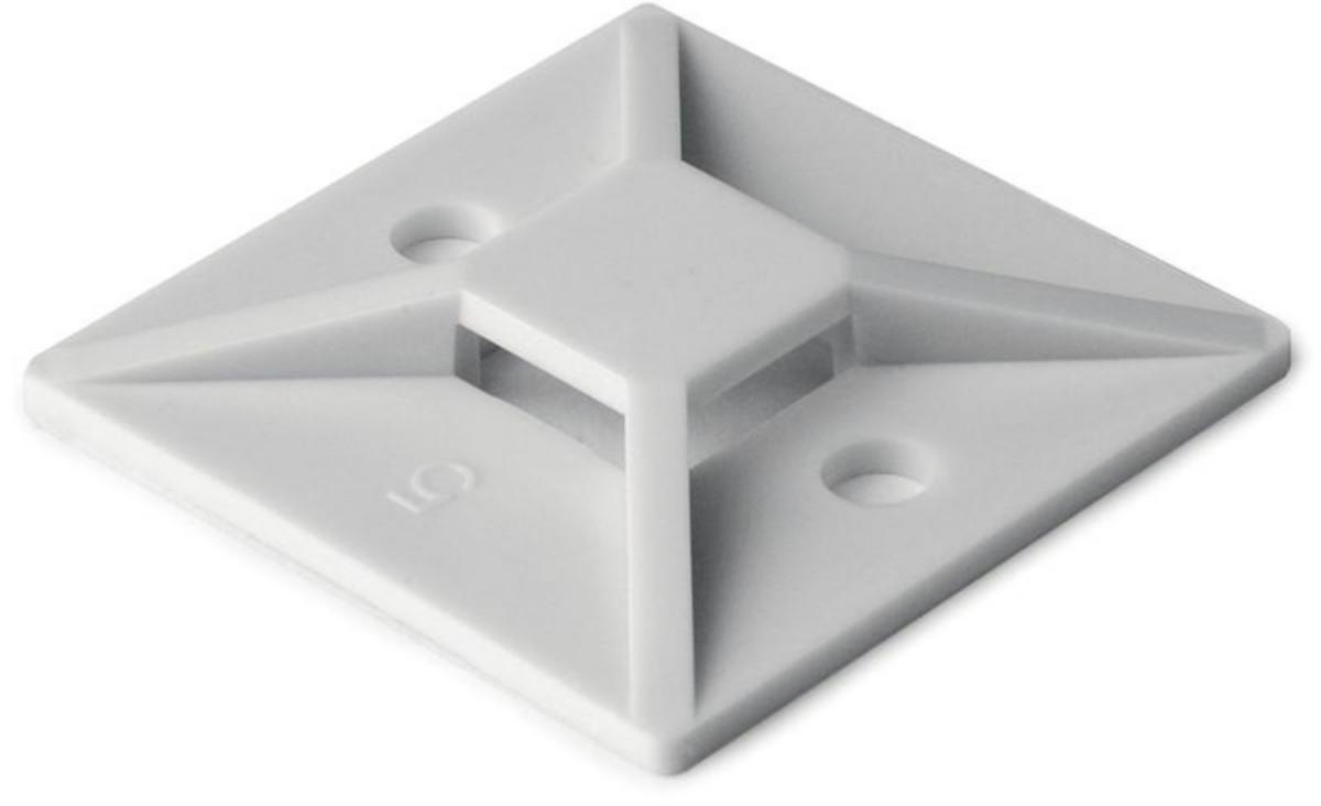 Buntbandsankare MB-serie HellermannTyton - BUNTBANDSANKARE HELLERMANN MB4A 28X28 NAT 5.4MM 100ST/PÅS