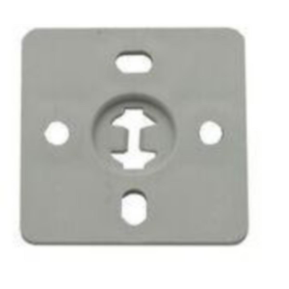 Monteringsplatta TAP Schnabl Castor - MONTERINGSPLATTA CASTOR TAP 1 35x35mm GRÅ 100st