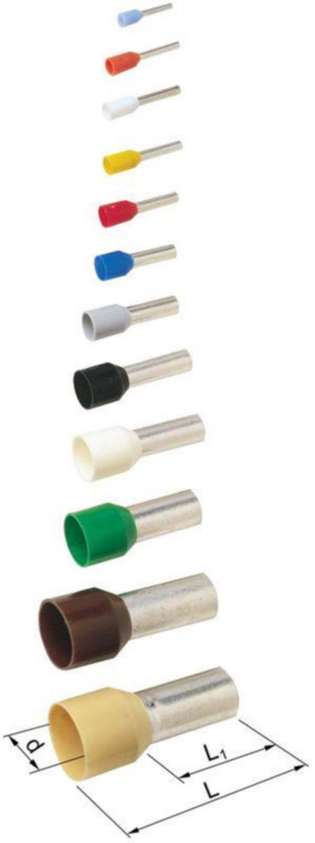 Ändhylsor isol A Elpress - ÄNDHOLK ISOLERAD ELPRESS A6-18ET 6.0 18mm SVART 100st