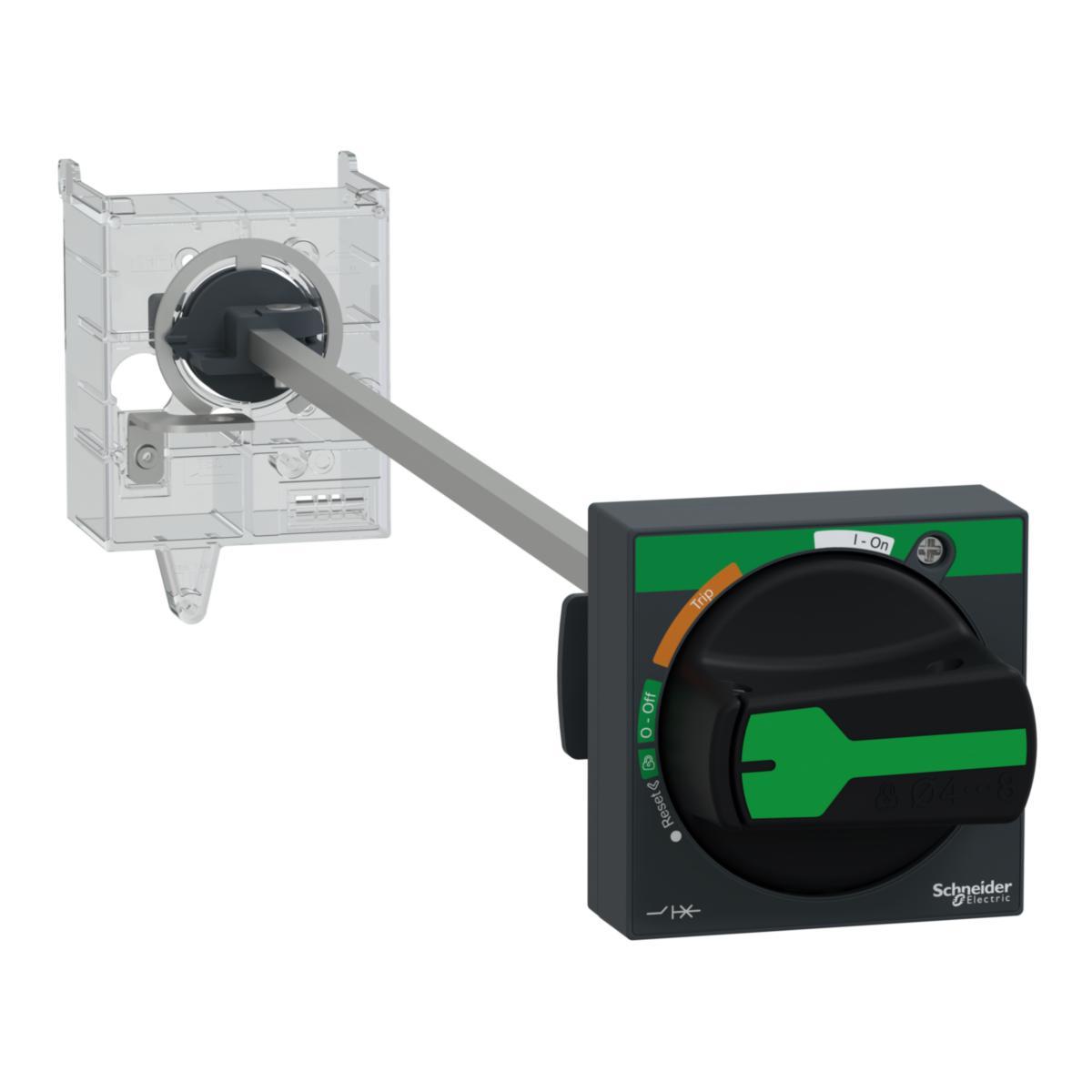 Vred dörrkoppling Schneider Electric TeSys - DÖRRVRED GV3P/L IP54 SVART HOCHTAG+AXEL
