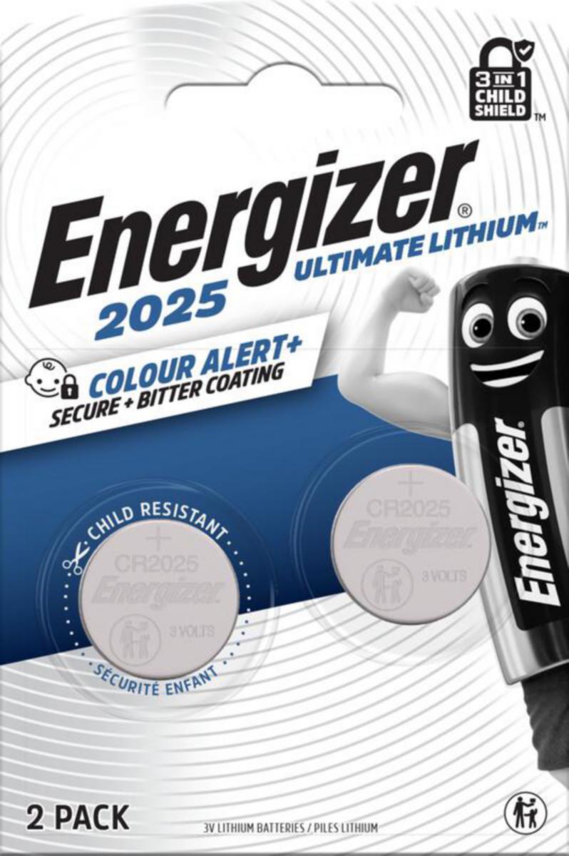 Battery lithium Energizer Special battery - BATTERI LITHIUM ENERGIZER ULTIMATE CR2025 BP2