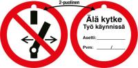 Märkskylt Plast