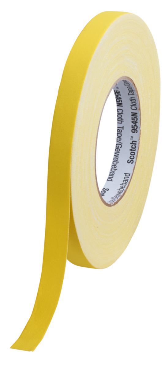 Eltejp tyg 3M 9545N Scotch™ - ELTEJP TYG 3M SCOTCH 9545N Y15 15mm x 50m GUL
